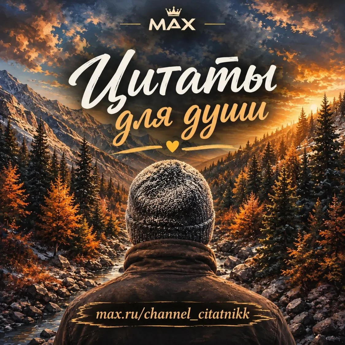 Канал Цитаты для души в Максе