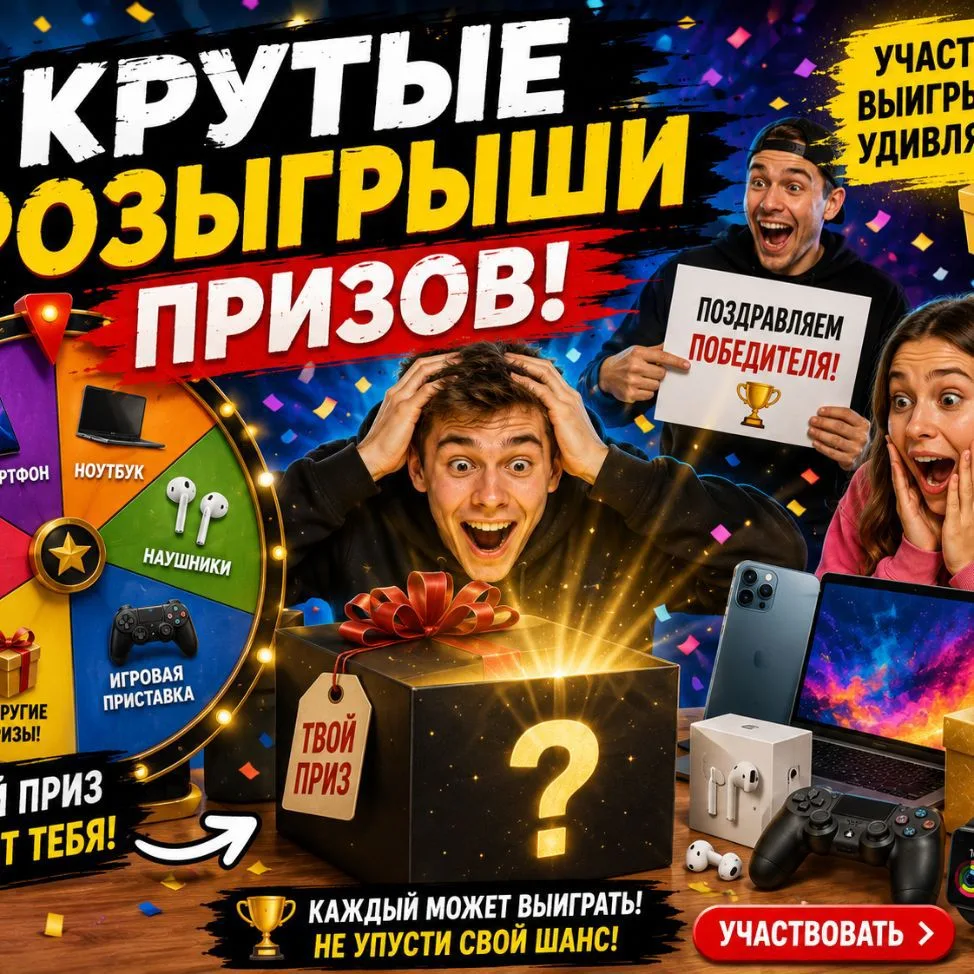 Канал Крутые розыгрыши призов!!!🔥 в Максе