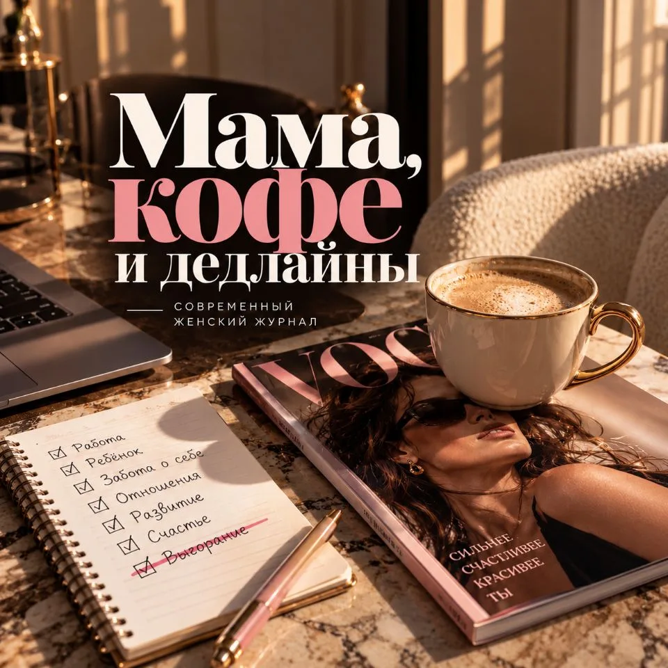 Канал Мама, кофе и дедлайны ☕   — современный женский журнал — в Максе