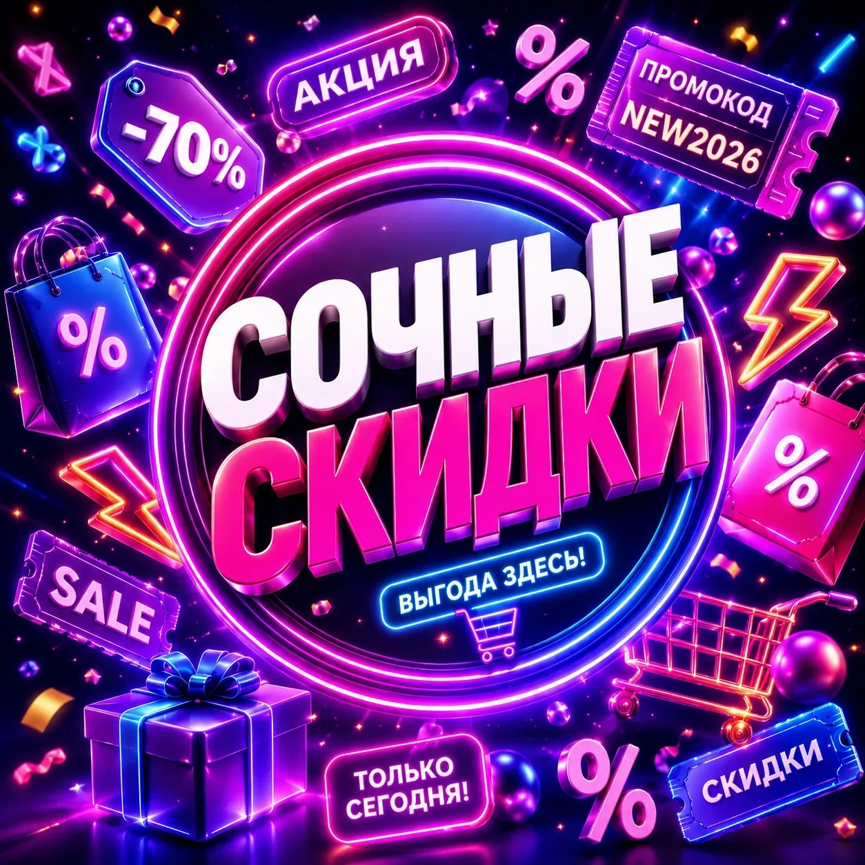 Канал Сочные скидки в Максе