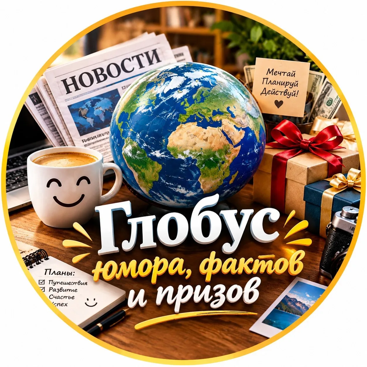 Канал Глобус юмора, фактов и призов в Максе