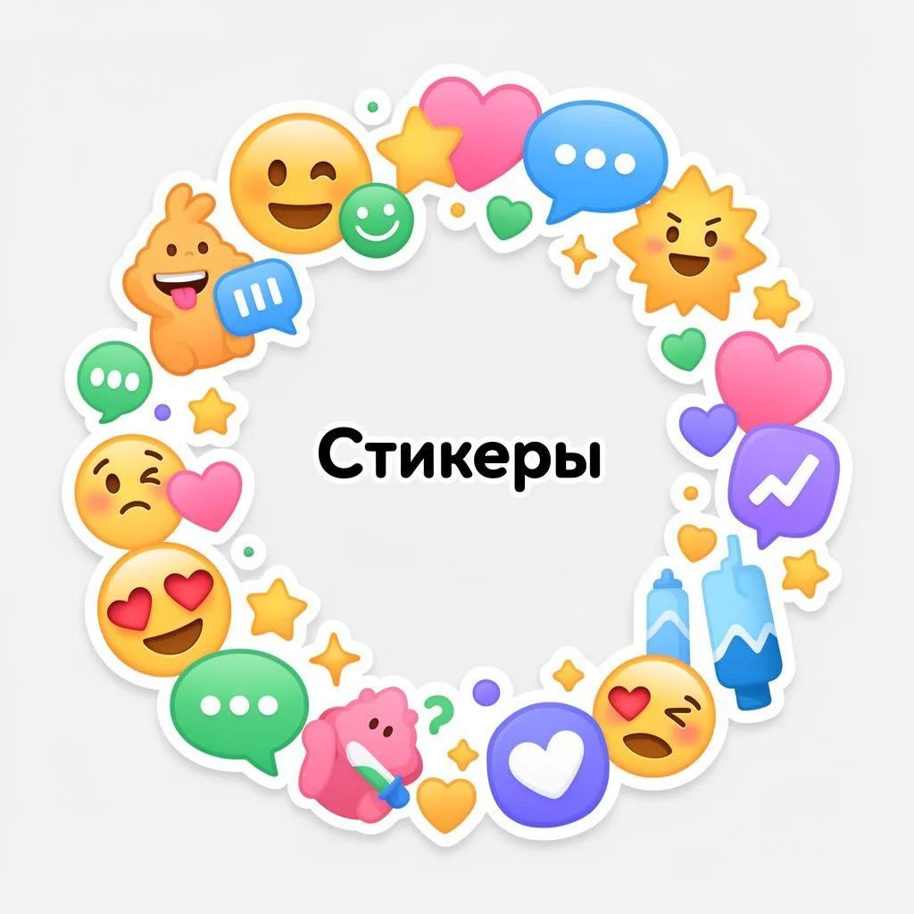 Канал Стикеры в Максе